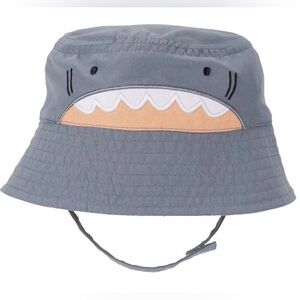 Carters Boys Sun Bucket Hat Shark 50 UPF Toddler Baby 12-18 Months